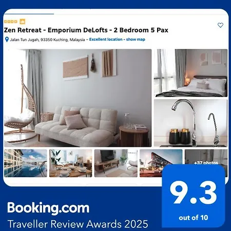Zen Retreat - Emporium Delofts - 2 Bedroom 5 Pax Kuching Luaran gambar